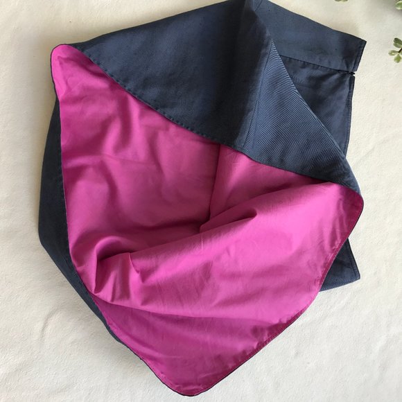 Emporio Armani Asymmetrical Mini Skirt Linen Blue - Picture 4 of 15